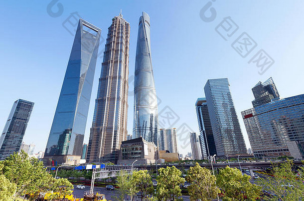 具有里程碑意义的建筑lujiazui<strong>金融</strong>区<strong>上海</strong>中国