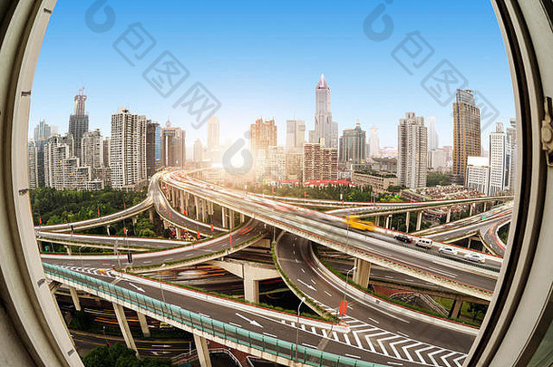上海中国高速公路高架桥