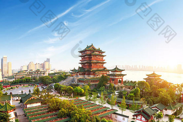tengwang展馆南昌传统的古老的中国人体系结构使木