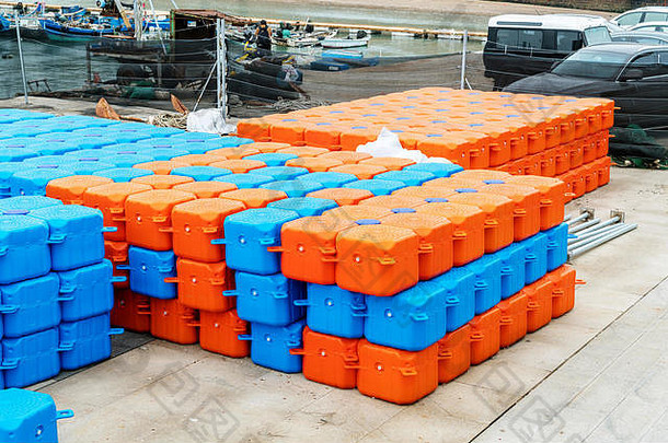 塑料仓库物流盒子海滨保存海鲜