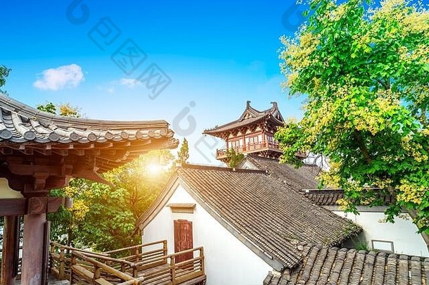 北古山历史建筑位于镇江中国