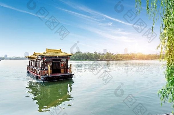 古董巡航船太多了湖济南中国