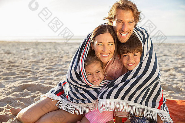 家庭包装毯子海滩