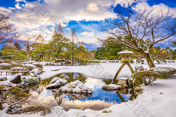 金泽石川日本冬天花园