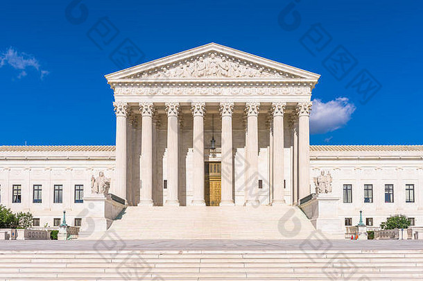 曼联州最高法院建筑黄昏华盛顿美国