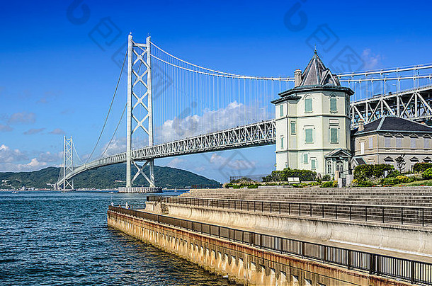 科比日本明开京桥跨越濑户内陆海淡路国岛