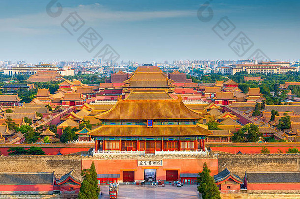 北京中国被禁止的城市外墙门