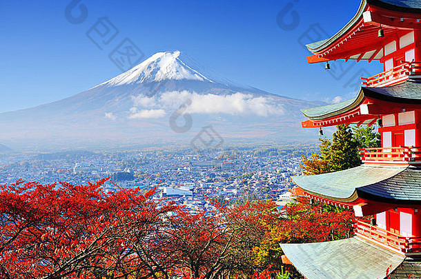 富士秋天颜色日本