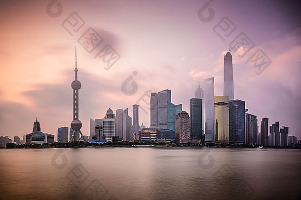 <strong>上海</strong>中国城市景观查看环浦河黎明