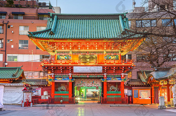 坎达神社东京日本入口路早期早....