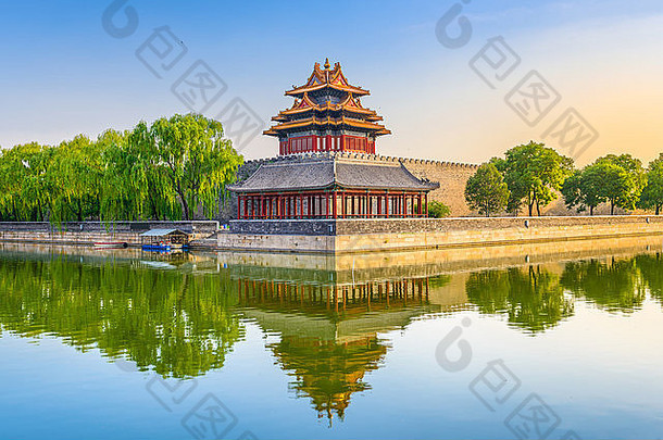 北京中国外护城河角落里被禁止的城市