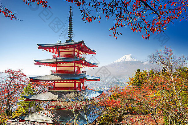 富士日本Chureito宝塔
