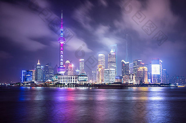 上海中国城市景观查看环浦河