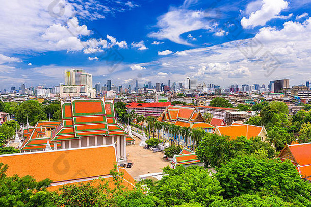 曼谷泰国城市景观寺庙