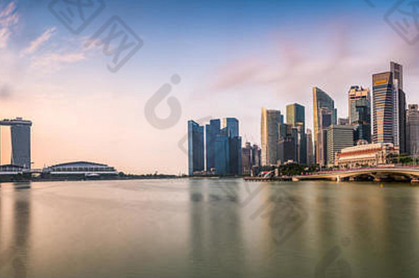 新加坡天际线玛丽娜《暮光之城》