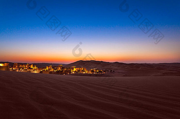 摩擦哈利沙漠空季度利瓦沙漠盖斯尔扎萨拉沙漠度假胜地曼联阿拉伯阿联酋航空公司