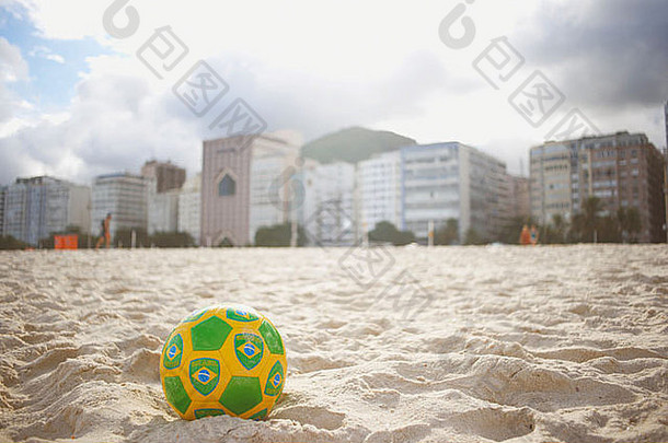巴西足球球科帕卡巴海滩里约1月巴西