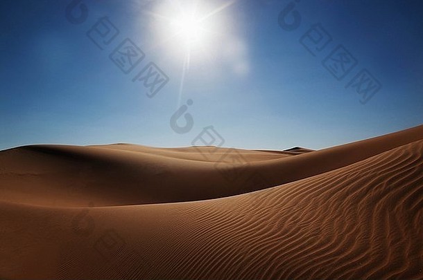 沙子沙丘利瓦绿洲阿布阿布扎比阿联酋