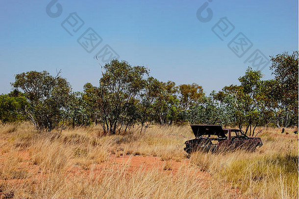 澳大利亚风景道路荒野梅多斯运输风景