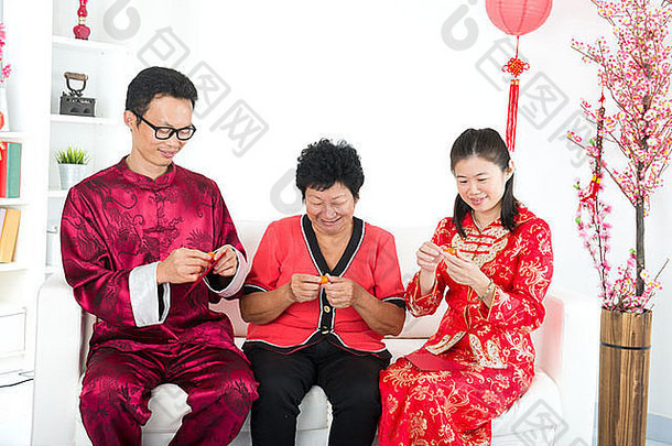 中国人一年家庭好运气祝愿