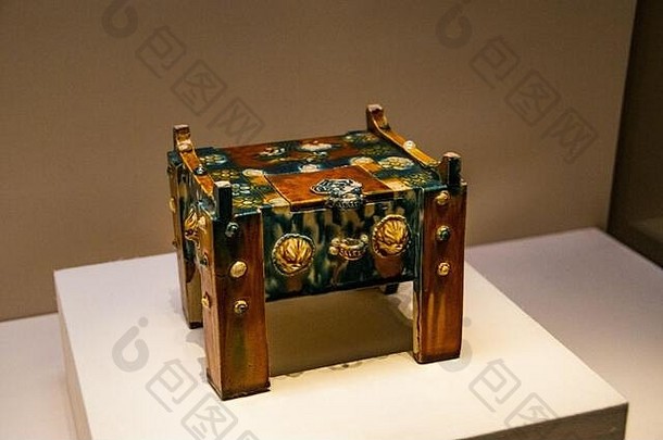 sancai上釉陶器内阁国家博物馆中国北京日期唐王朝