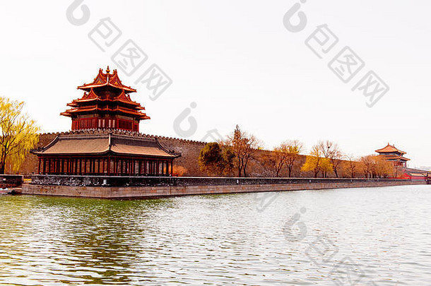 外部墙被禁止的城市宫博物馆帝国宫殿ming清王朝北京沈阳联合国教科文组织世界遗产