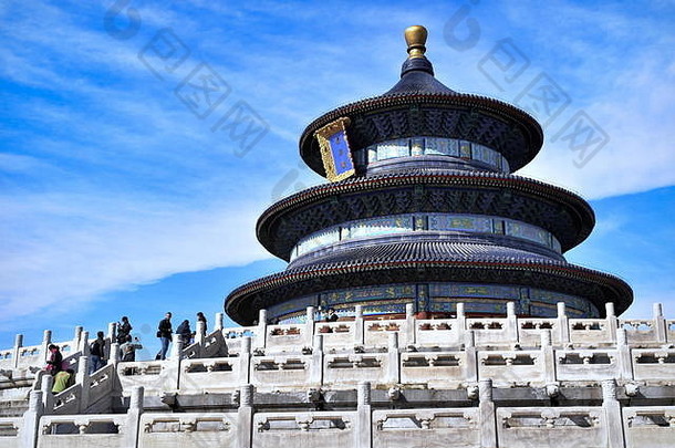 寺庙天堂主要坛中国人体系结构大厅祈祷好收成北京中国