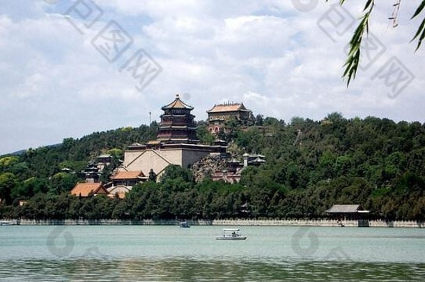 夏天宫北京中国帝国花园清王朝世界文化遗产著名的旅游目的地