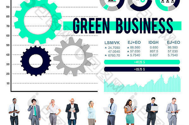 绿色业务环境保护金融概念