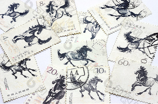 邮票印刷运行马