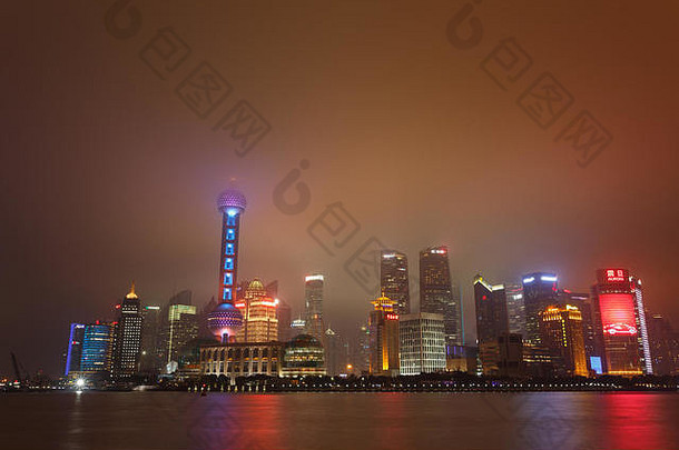 《暮光之城》拍摄上海天际线黄埔河中国