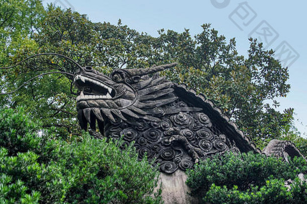 头龙蛇身体形式前墙上海中国