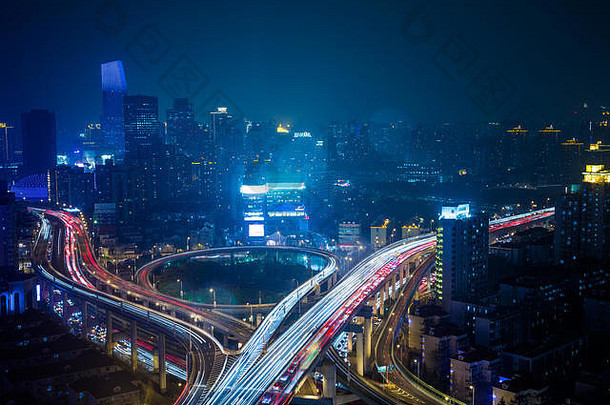 交通晚上上海中国