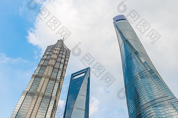 上海塔世界金融中心金毛塔上海中国最高的建筑上海
