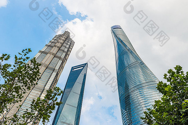上海塔世界金融中心金毛塔上海中国最高的建筑上海