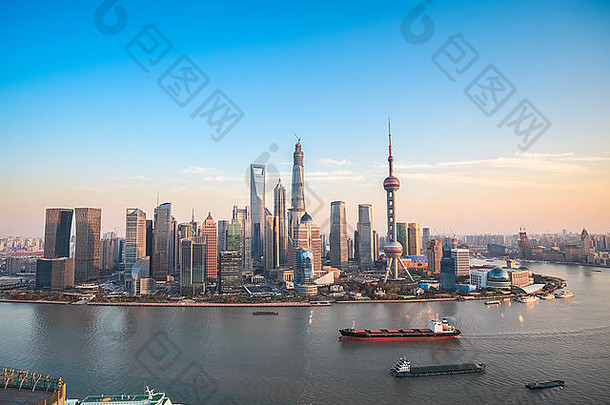 上海lujiazui全景视图