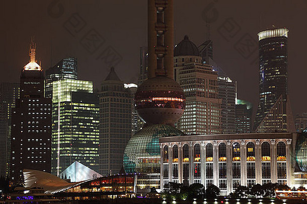 现代建筑浦东上海中国