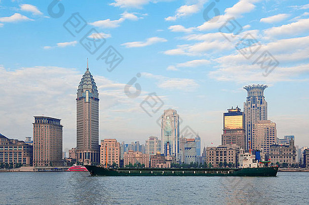 上海摩天大楼城市天际线