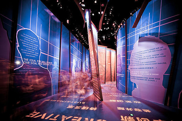 室内加拿大展馆上海世界世博会中国