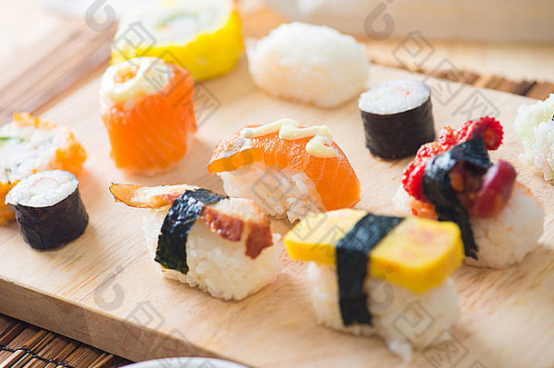 寿司食物背景