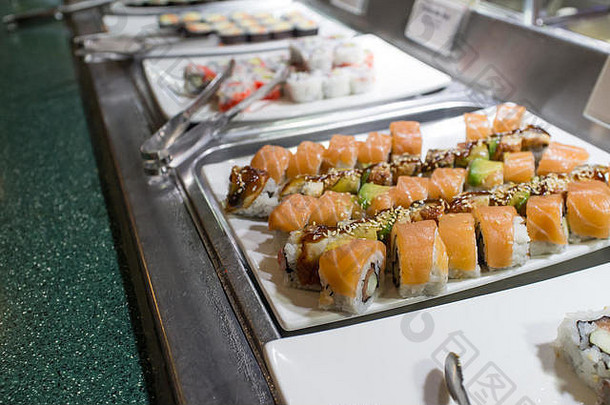 寿司自助餐卷服务站