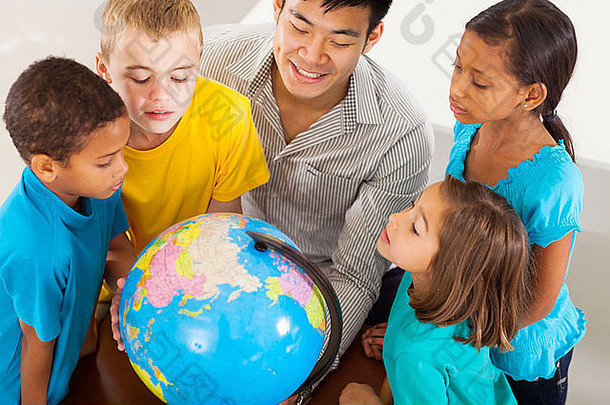 集团可爱的学生老师全球