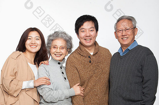多一代家庭肖像