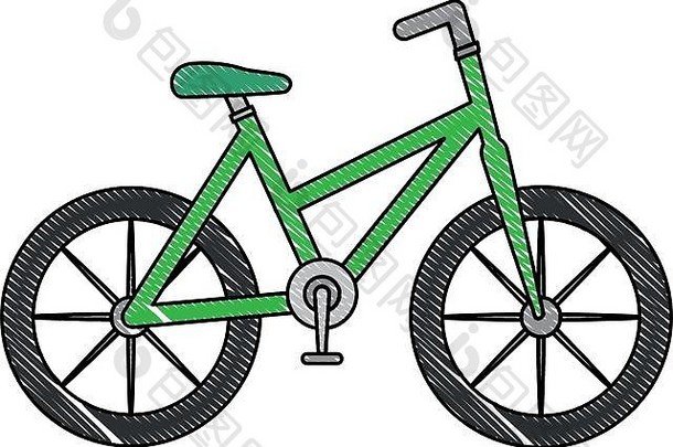 自行车生态运输图标