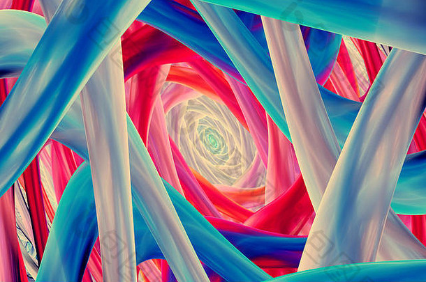 色彩斑斓的糖果管电脑生成的摘要背景渲染
