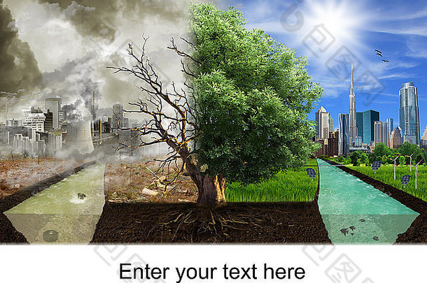 选项国生态概念生态数字艺术