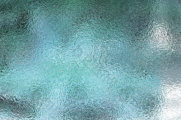 光蓝色的不光滑的表面塑料玻璃磨砂冬天窗口玻璃梯度透明的背景现实的插图