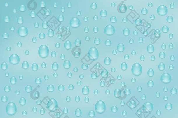 水背景窗口雨滴