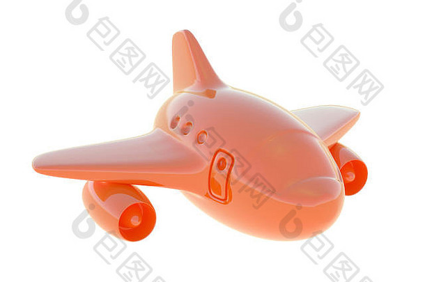 概念摘要玩具飞机飞行飞机插图