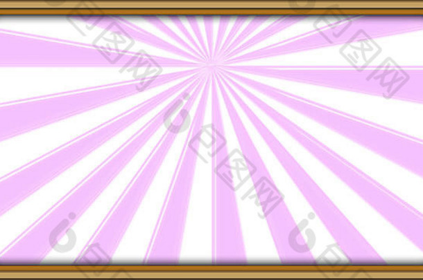 股票插图闪亮的金框架射线粉红色的光矩形空背景复制空间色彩斑斓的粉红色的背景